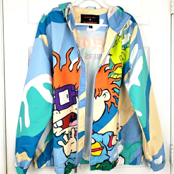 Rugrats Members Only windbreaker hoodie - Picture 5 of 8